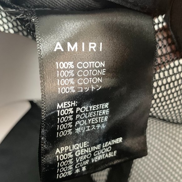  High Street baseball cap fashion summer embroidered Amiri baseball cap main image 4